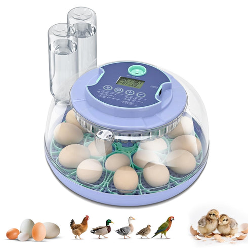 Cliseve 18 Egg Incubator for Hatching Chicks, Automatic Egg Turner Holds 18 Eggs,