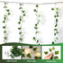 6.5ft 6.5ft 200 8 A.bigwhale Vines Lights for Bedroom, x Ivy Garland with LED Vine Artificial Fairy Lights Curtain