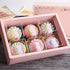 50g Mooncake Packaging Clear Plastic Macaron Containers with Labels, Ideal for Mini Muffins, Set of 50 (Square Black)