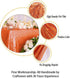 ShinyBeauty 60x102-Inch Orange Sequin Rectangular Tablecloth for Party Cake Dessert Table