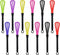 12 Pack Hair Color Whisk Mini Whisk for Hair Dye Mixing, Christmas Gifts, Salon Barber Plastic Mixer Tool