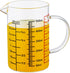 Glass Measuring Cup - High Borosilicate Glass with Insulated Handle and V-Shaped Spout - 500 ML (16 Oz, 2 Cup)