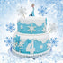HiParty 6Pcs/Set Snowflake Fondant Cutter, Cookie Cutter Set with 6 Snowflake Shapes, White/Transparent