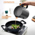MORDEN MS Bacon Grease Container: 1.7L Grease Saver with Strainer, Iron Cooking Oil Can, Gray