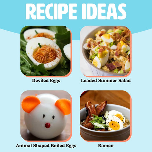 5-Egg Tasty Mini Rapid Egg Cooker, Capacity for Perfect Hard Boiled Eggs or Omelets, Auto Shut Off, Aqua