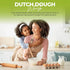 LHU Premium Original Danish Dutch Whisk - 13.5" L, Stainless Steel/Beechwood, Includes Cleaning Brush for Better Batter