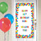 Amscan Party D cor, Multicolor, 65" x 33 1/2"
