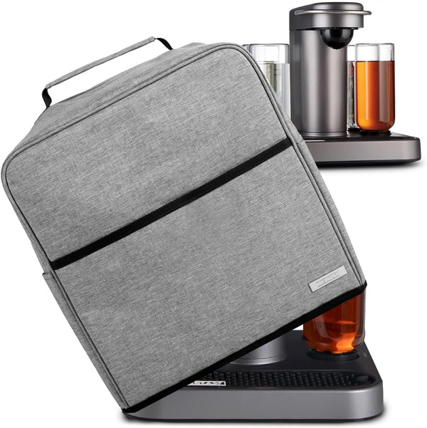 Dust Cover for Bartesian Cocktail Machine by Ksestor, with Pockets for Bartesian Accessories and Capsules