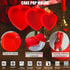 3 Pcs Silicone Cake Molds, Heart Shaped Cake Pans for Baking Homemade Dining, 8 In, 6 In, 4 In