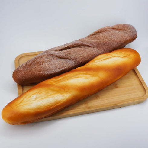 Fake Baguette and Realistic French Bread Loaf - Artificial Cake Dessert Decor and Faux Pastries Food Replica