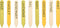 Herb Garden Plant Labels - Tin Herb Markers - Set of 9