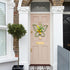 idyllic Butterfly Shaped Wreath with Pastel Berries and Floral, Spring Artificial Wreaths for Front Door Decor