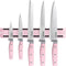 hecef Kitchen Knife Set with Magnetic Strip, 6 pcs Professional Knives Set for Kitchen, 13-inch Magnetic Strip