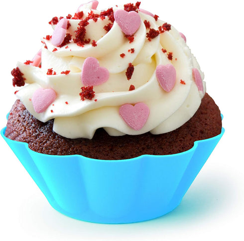 Fox Run Silicone Scalloped Bake Cups - Set of 12