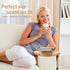 360 Couch Arm Tray Table, Bamboo Clip-on Couch Arm Tray with Phone Holder, Foldable Sofa Armrest Table for Eating