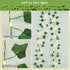 66FT 200 OMIKA Vine with Fairy Lights Plug in, LED Ivy String Lights Connectable with Remote, Leaf Light Waterproof