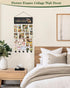 Bikoney Collage Picture Frames Wall Decor, Rustic Photo Hanging Display Board with Blackboard and 30 Clips for Home