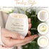 Pavilion 8 Oz Candle Holder, Cream Beige Ceramic Vessel with 100% Soy Wax, Tranquility Scent