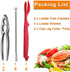 10PCS Crab Nut Crackers and Seafood Tools, Stainless Steel Lobster Crackers and Picks Set, 10pcs Including 2 Crackers,