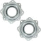 2pcs 3" Square Heavy Duty Lazy Susan Turntable, Steel Ball Bearing Rotating Tray for Dining Table, Pantry, Organizer