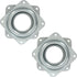 2pcs 3" Square Heavy Duty Lazy Susan Turntable, Steel Ball Bearing Rotating Tray for Dining Table, Pantry, Organizer