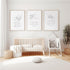 Joocrise Set 3 12x16 Inch Nursery Scripture Wall Art of Nursery Bible Verse Wall Decor Baby Christian Canvas Art