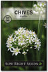 Sow Right Seeds - Garlic Chives Seeds for Planting - Non-GMO Heirloom