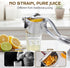 Generic Manual Juicer, Hand Press Lemon Squeezer & Citrus Press - Upgrade Aluminum Alloy Fresh Fruit Juice Extractor