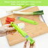 2Pcs TACYKIBD Scallion Cutter Shred Knife, Stainless Steel Vegetable Onion Slicer, Green Onion Cutter