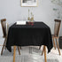 GFCC 54 x 54-Inch Black Rectangular Polyester Tablecloth for Wedding Party Decorations, Square Table Cloth Cover