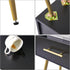 UWNS004B IBUYKE Nightstand, Mid Century Modern Night Stand, Bedside Table with Drawers and Open Storage Shelf, End Side