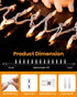 Set 100 Count 20 Bulb Minetom Clear Christmas Lights Feet Incandescent Mini String Lights for Indoor Christmas Tree
