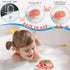 IPX8 Swimming Floating Crab Baby Bath Thermometer Rechargeable Digital Pool & Bathtub Thermometer, Baby Shower Gifts