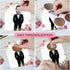 Floral Bridal Shower Games - Who Has The Groom Scratch Off Cards for 48 Guests, Rose Gold White