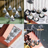 K9 30/40mm Pack 7 Top Crystal Ball Prism Diamond Suncatcher for Window Hanging Chandelier Prism Rainbow Maker, Feng