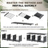 12 Room,Office,Closet, Mavivegue Book Shelf, Cube Storage Organizer, DIY Bookcase, Metal Bookshelf,Tall Book case