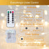 Metaku 2 Pack 33Ft 100 LED Fairy Lights, Battery Operated String Lights with Remote Timer, Warm White