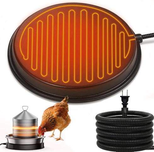 Poultry Chicken Water Heater - KOKOPRO Poultry Water Heater Base for Winter,14