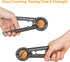2 Nut Crackers Pecan Nutcracker Walnuts Plier with Non-slip Handles Heavy Duty Crab Cracker Tool with Good Grip Picks