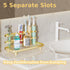 Countertop 5 YOOLENS Electric Toothbrush Holder for Bathroom Metal Slots Toothpaste Razor Mouthwash Organizer, Gold