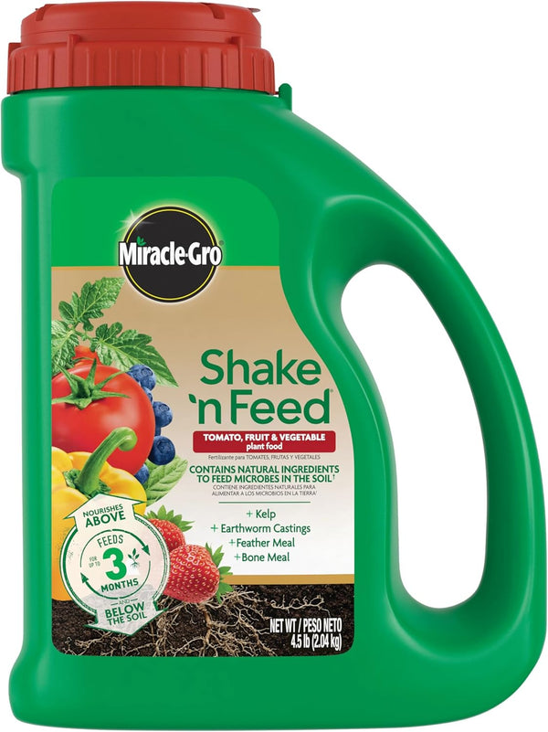 Miracle-Gro Shake 'N Feed Tomato, Fruit and Vegetable Plant Food - Fertilizer