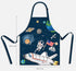 Kids Apron for Boys, Unisex Kitchen Bib Apron with Adjustable Neck Strap for Cooking, Painting, Baking