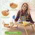 Elegant Bamboo Bed Tray with Foldable Legs - Perfect for Breakfast in Bed, TV Watching, or Laptop Use