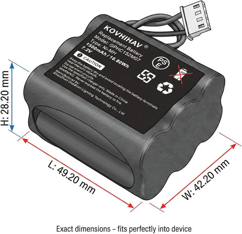 CS BATTERY GPHC152M07 GPRHC152M073 4408927 320, 321, 4200, 4205, M678, M678, 4000, 5000 Battery Compatible with Bra/ava