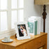 Home(5 7 Inches) Yalikop Scalloped Marble Picture Frame Display Photos Tabletop Display White Frame Home Picture