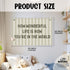 Wheatwin How Wonderful Life is Now Wall Art Decor, Sage Green Baby Room Nursery Linen Canvas Banner Wall Hanging Flag