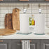 Sumnacon Countertop Countertop Paper Towel Holder,Crystal Free Standing Paper Towel Roll Holder for Bathroom Bling