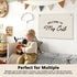Welcome to My Crib Kids Room Decor - Linen Banner Wall Hanging Canvas Banner Flag Decor for Toddler Boys Girls Bedroom