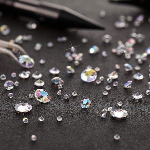 Hicarer 7000 Pieces Diamond Decorations, Bling Bling Acrylic Gem Table Scatter Crystals for Wedding Birthday Party