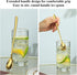 Gold Long Handle Iced Tea Spoons, Set of 12 Pieces, Titanium Plating Gold Stainless Steel Teaspoons, Dishwasher Safe